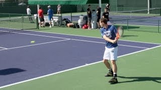 Andy Murray Forehand and Backhand  Indian Wells 2013  BNP Paribas Open [upl. by Llenad]