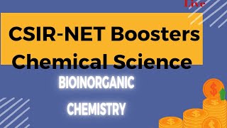 CSIRNET Boosters Chemical Science Bioinorganic Chemistry csirnet gate iitjam [upl. by Gelya71]