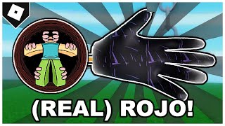 Slap Battles  FULL GUIDE How to ACTUALLY get ROJO GLOVE  quotSEE IN THE DARKquot BADGE ROBLOX [upl. by Thalia684]