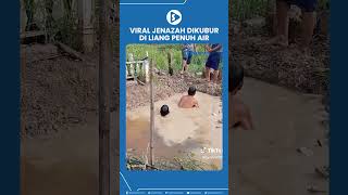 Banjir Jenazah Terpaksa Dikubur di Liang Penuh Air [upl. by Rosco]