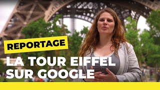 Visite virtuelle de la Tour Eiffel avec Google  Paris ville lumière ❤️  Ville de Paris [upl. by Jacquenetta716]