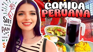 PROBANDO COMIDA PERUANA 🇵🇪 🦙😎 [upl. by Hjerpe]