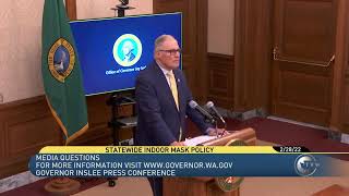 Governor Jay Inslee Press Conference [upl. by Oniuqa]