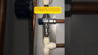 Before and After Wrong vs Correct Unvented Cylinder installation centralheating gasengineer [upl. by Eciram848]