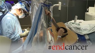 Brain tumor patient plays guitar during awake craniotomy surgery [upl. by Scharff731]