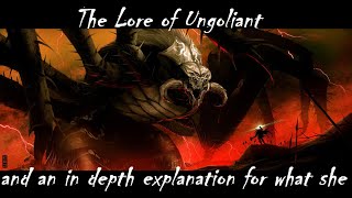 Lore of Ungoliant the first Great Spider and Weaver of Gloom [upl. by Hgielsel508]