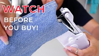 The Truth About Handheld Sewing Machines and How To Use Them [upl. by Windy]