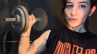 ASMR chaotic unpredictable personal attention  personal trainer  massage 🏋🏽‍♀️ [upl. by Innes]