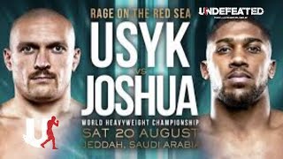 Anthony Joshua vs Oleksandr Usyk WATCHALONG [upl. by Onailil]