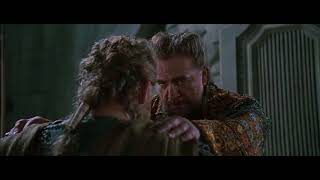 Agamemnon talks to Menelaus  Troy Directors Cut HD [upl. by Lohse597]