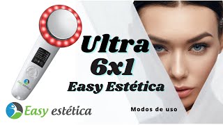 Aparelho Ultrassom 6 Em 1 Easy Estética [upl. by Michaele]