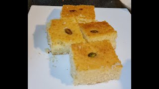 Basbousa Recipe Quick and Easy Basbousa Recipe by Healthy Food Corner [upl. by Tenej958]