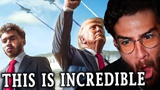 Adin Ross INSANE Interviews TRUMP  Hasanabi Reacts [upl. by Liagaba]