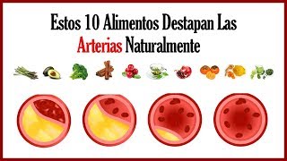 Cómo Limpiar Las Arterias Del Corazón De Forma Natural  10 Alimentos Para Limpiar Las Arterias [upl. by Nahgiem670]