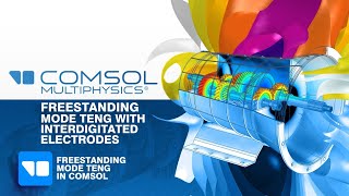 Freestanding Mode TENG with Interdigitated Electrodes in COMSOL Multiphysics Tutorial 14 [upl. by Eletnahs]