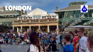 London Summer Walk 🇬🇧 West End Neals Yard to COVENT GARDEN  Central London Walking Tour  4K HDR [upl. by Ayidah7]