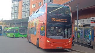 Knackered Diff First Essex ADL Enviro 400 E40D SN12 AHC 33697 Route x30  5624 [upl. by Summons]