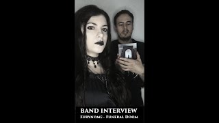 Interview  Intervista  ENG subtitles  Eurynome  Funeral Doom Metal [upl. by Hanan]