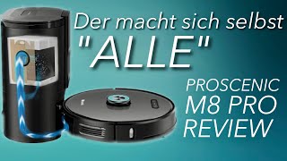 Proscenic M8 Pro Premium Saugroboter  Absaugstation im Test  Der macht sich selbst quotALLEquot  REVIEW [upl. by Swayne503]