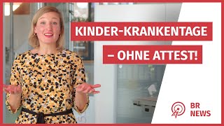 Hilfe bei Homeschooling  Kinderkranktage  ohne Attest Das gilt 2021 [upl. by Helse]