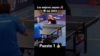 Mejores saques 🏓 pingpong 2023  tenisdemesa pingpong funny sports tênisdemesa 2023 [upl. by Ettinger]