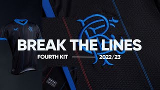 Rangers Fourth Kit 202223  Break the Lines [upl. by Kienan]