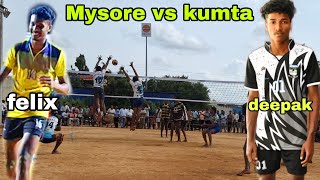 40000 cash turnament Mysore sports club vs kumta spikers [upl. by Reggis]