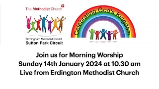 Join us for our Covenant Service from Erdington Methodist Church [upl. by Ecenahs448]