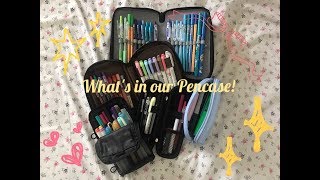 Whats in Our Pencase  Back to School 2017 [upl. by Namas]