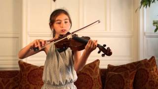 Daisy Bell ABRSM Vioin Grade 1 Amelia MK July 2013 [upl. by Bron]