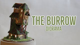 THE BURROW Diorama  Harry Potter Miniature [upl. by Grimaldi]