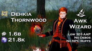 BDO  Dehkia Thornwood 218k L2  Awakening Wizard 303 AP [upl. by Lrig802]