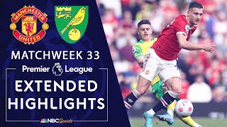 Manchester United v Norwich City  PREMIER LEAGUE HIGHLIGHTS  4162022  NBC Sports [upl. by Sesylu337]