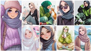 Cute cartoon girls dpz for profile photo🤞cute girl dp pic anime dp Ifv BTS dp photo for girl💜dpz [upl. by Eidde]