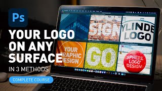 Put Your Logo On Anything in Photoshop  3 Methods [upl. by Adelia836]