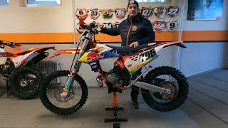 KTM 150 EXC TBI 2T 2023 engine exhaust sound check [upl. by Kenzi]