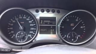 MercedesBenz ML 350 CDI Acceleration [upl. by Erbua35]