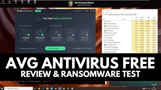 AVG Antivirus Free  Review and Ransomware Test [upl. by Aret738]