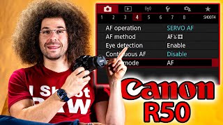 Canon EOS R50 Users Guide [upl. by Yelrehs]