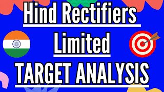 🧐🔎 Hind Rectifiers Limited  Stock Target Analysis📚 [upl. by Alleunamme]