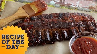 Recipe of the Day Tyler’s Ultimate Barbecued Ribs  Food Network [upl. by Fradin]