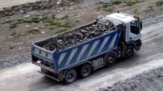 Iveco Trakker Unloading Dirt [upl. by Lifton]