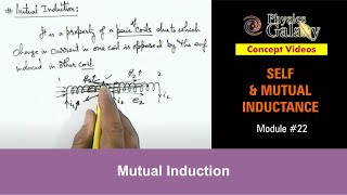 Class 12 Physics  Self amp Mutual Induction  22 Mutual Induction  For JEE amp NEET [upl. by Inva729]