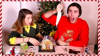 Making A Gingerbread House With Alfie  Zoella [upl. by Sutsugua]