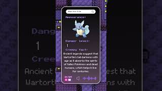 WARTORTLE IS SCARY  😰😱 pokedex pokemon weird creepy creepypasta [upl. by Litha]