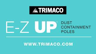 Trimacos EZ Up® Dust Containment Poles [upl. by Uri]