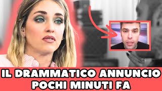 🔴 CHIARA FERRAGNI IL DRAMMATICO ANNUNCIO POCHI MINUTI FA “NON POSSIAMO PIÙ NASCONDERE CHE…” [upl. by Nahtad]