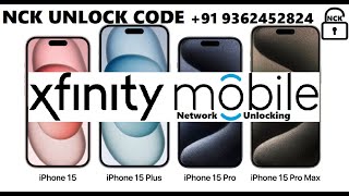 How To Unlock iPhone 15 Pro Max From Xfinity Mobile to Any Carrier [upl. by Coppins306]