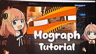 Mograph Tutorial  After Effect AMV Tutorial  Free PF [upl. by Field]