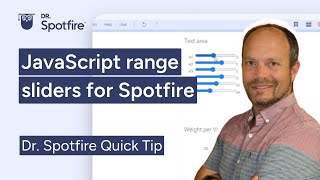 JavaScript Range Sliders for Spotfire [upl. by Theresita1]